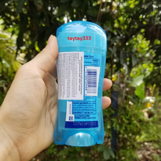 [HÀNG MỸ] Lăn Khử Mùi Secret Lavender Clear Gel 73g | BigBuy360 - bigbuy360.vn