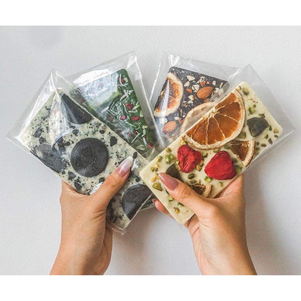 Chocolate bark Bếp Xíu Xiu set nguyên liệu socola thành phẩm 60 viên