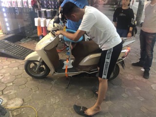 Ghế ngồi xe máy cho bé