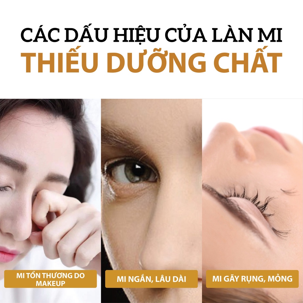 Serum Dưỡng Dài Mi Từ Dầu Nguyên Chất (Dừa, Olive, Argan) MILAGANICS 5ml (Tuýp)