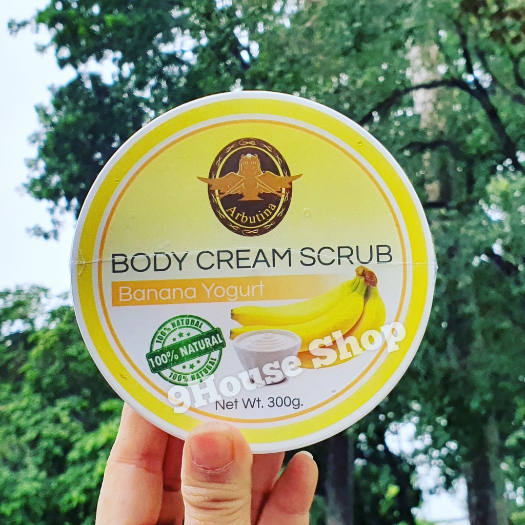 01 Hủ Tẩy Tế Bào Toàn Thân ARBUTINA Body Cream Scrub Thái Lan 300gram