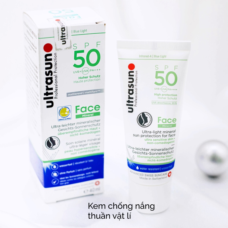 Kem Chống Nắng Ultrasun Face Mineral SPF 50 PA++++ 40ml