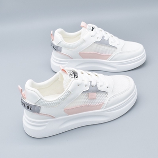 Giày Thể Thao Nữ Sneaker Lưới ULZZANG Đế Bệt 3 Phân