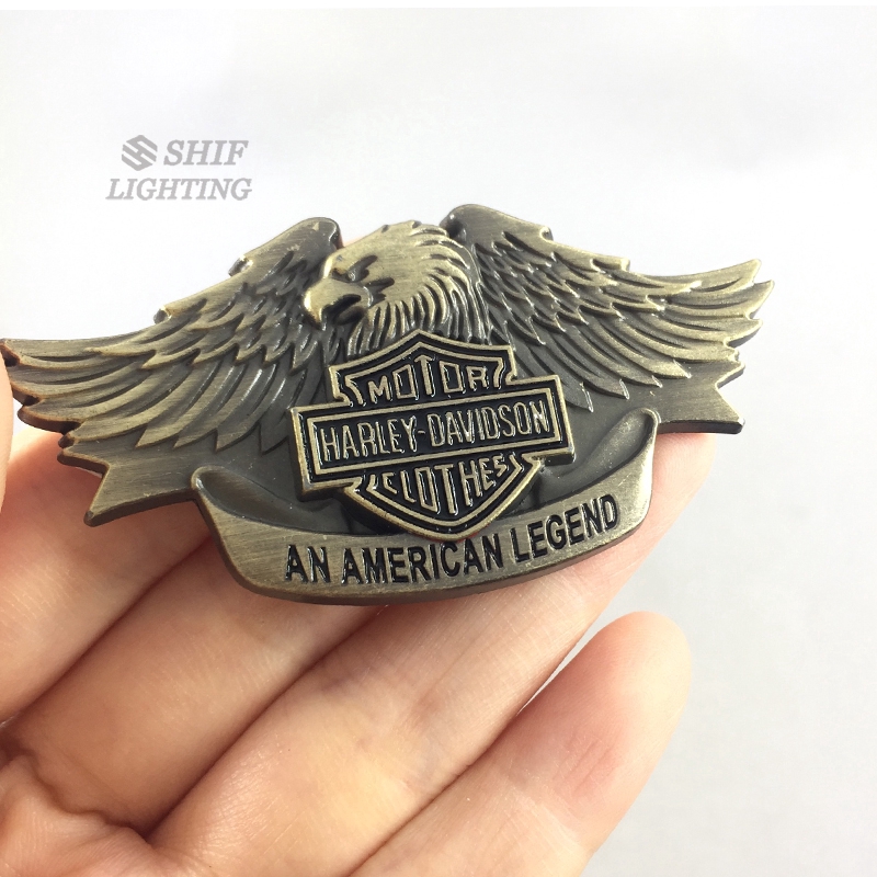 Miếng dán kim loại hình đại bàng cá tính dùng trang trí ô tô