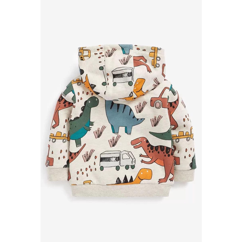 🎀🎀 ÁO KHOÁC NỈ DA CÁ MALWEE HÌNH KHỦNG LONG Ô TÔ BÉ TRAI