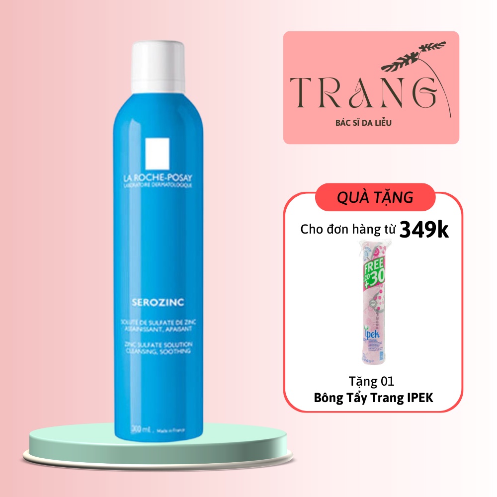Nước Xịt Khoáng La Roche-Posay SerozinC 150ml - 300ml - Giúp Làm Sạch Và Dịu Da - Cho Da Dầu Mụn - Dr.Trang