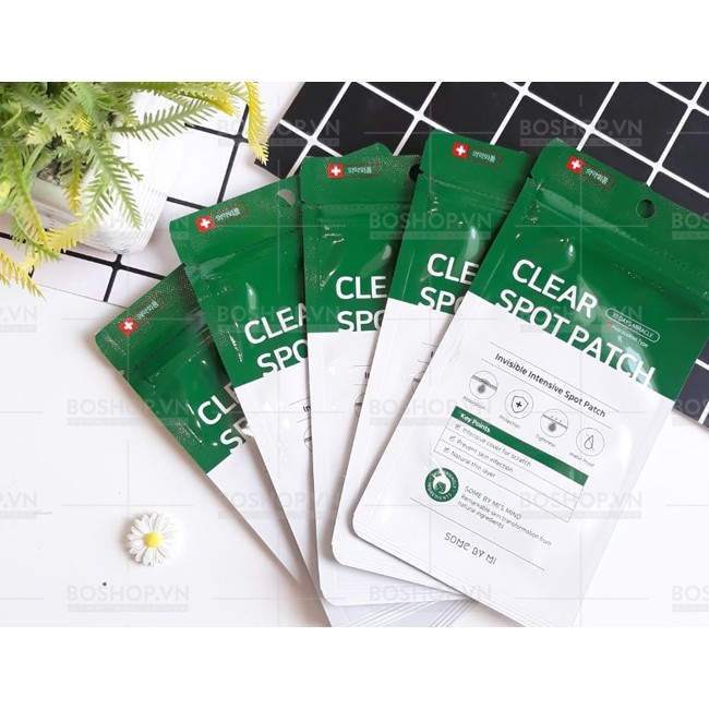 Miếng Dán Giảm Mụn &quot;Thần Kỳ' Some By Mi Clear Spot Patch (Set 18 miếng)