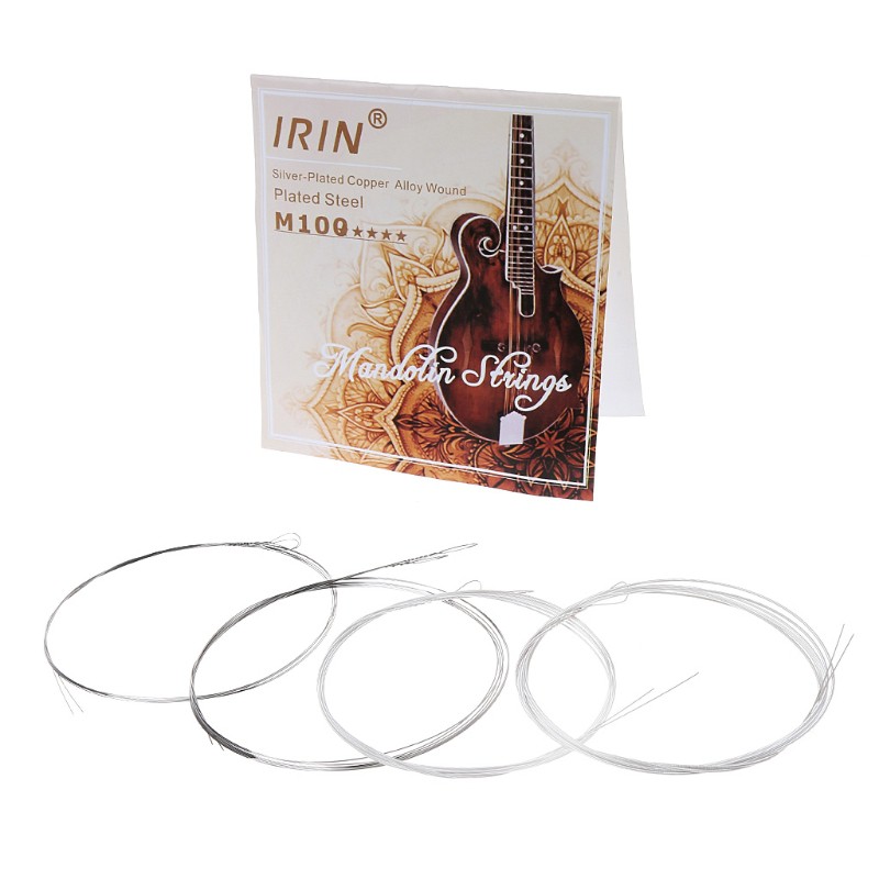 Bộ 8 sợi dây đàn Mandolin M100 bằng thép hợp kim đồng mạ bạc (.010-.034)