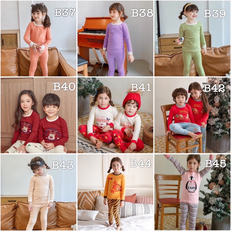 SALE !!! Hàng Xuất Hàn - [Mẫu mới 2021_Bé Gái] Bộ Đồ Cotton Thu Đông Xuất Hàn Cho Bé Gái