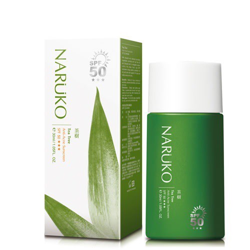 Kem chống nắng SPF50 Naruko trà tràm Tea Tree Anti-Acne Sunscreen SPF50 30 ml (Bản Đài)