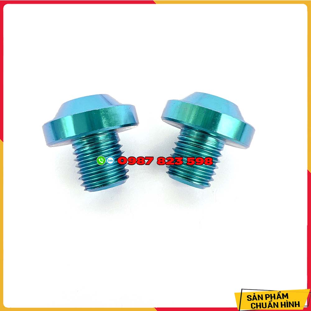 Ốc Titan GR5 Gắn Chân Gương 10 Li Cho Honda,Yamaha,Suzuki