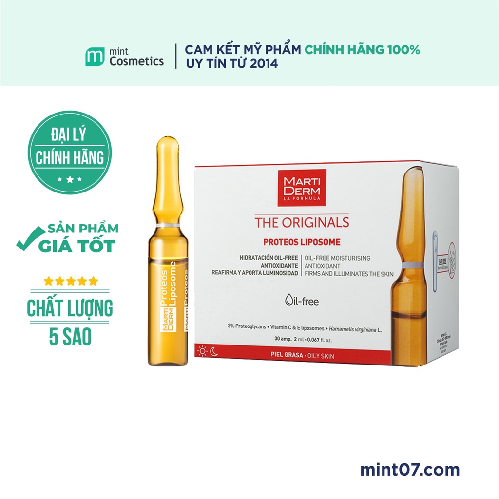 Tinh Chất Marti Derm The Originals Proteos Liposome 30 Ống 2ml