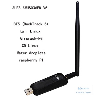 USB Wifi ALFA AWUS036EW V5 Chipset RTL8187L hổ trợ KALI LINUX [Hàng Chính Hãng]