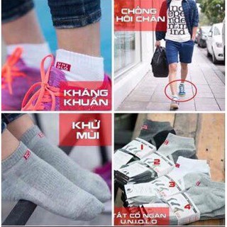 Combo 5 đôi tất nam Uni cổ ngắn chất đẹp