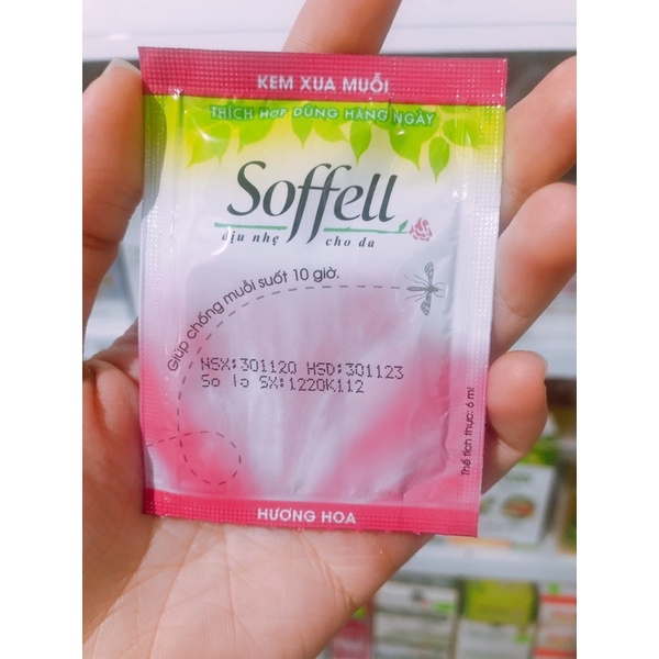 ✅Kem bôi solffell chống muỗi gói nhỏ tiện lợi