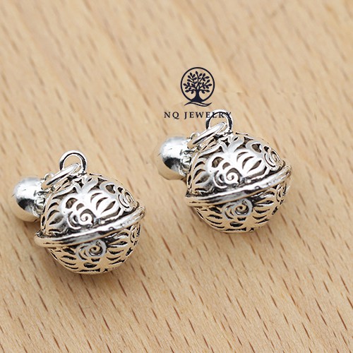 Charm bạc hình chuông treo - NQ Jewelry