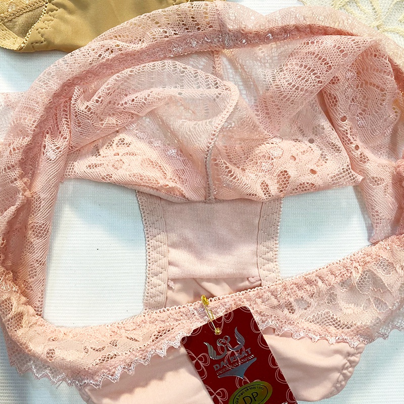 Quần lót nữ đẹp phối ren trước và sau mềm mịn - QL0806