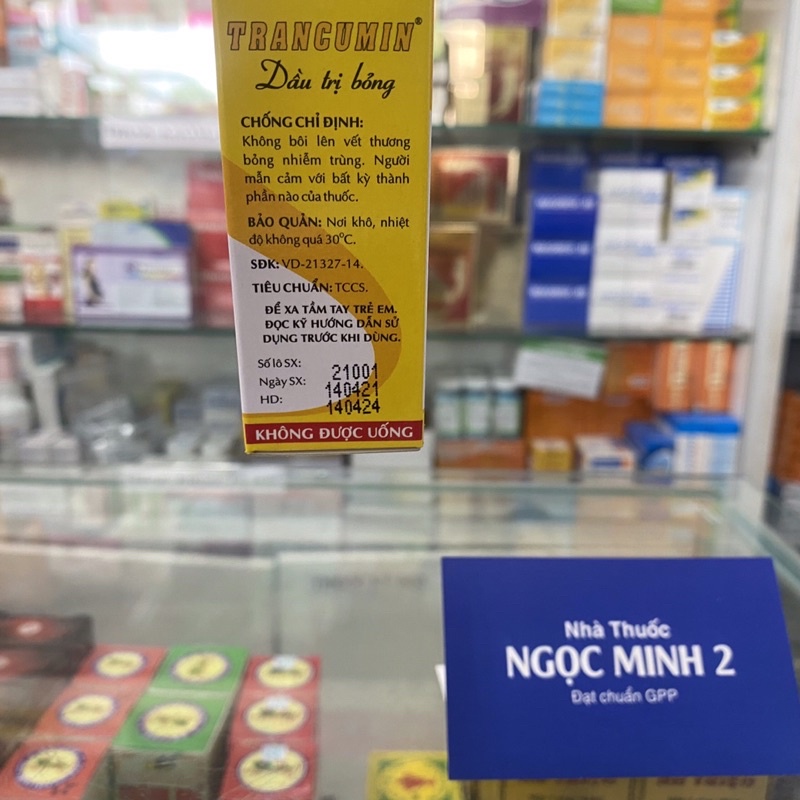✅ [Chính Hãng] Trancumin dầu sức bỏng.