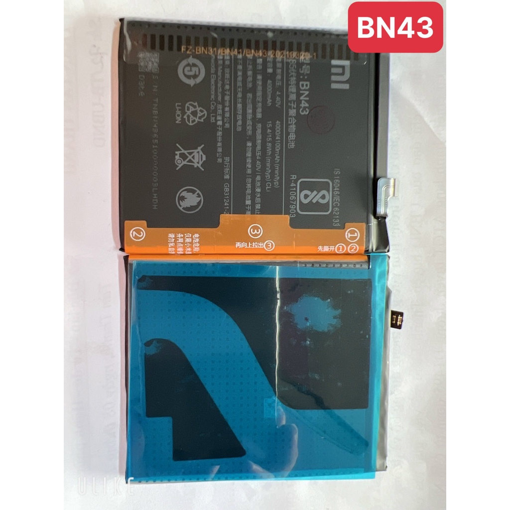 Pin Xiaomi Chính Hãng BN43 Dùng Cho Xiaomi Redmi Note 4X, Dung Lượng 4100 mAh