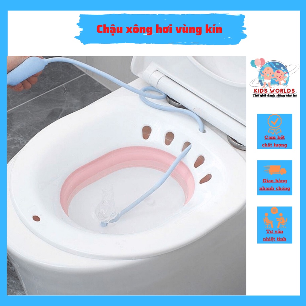 Thau, Chậu xông hơi vùng kín gấp gọn cho mẹ sau khi sinh