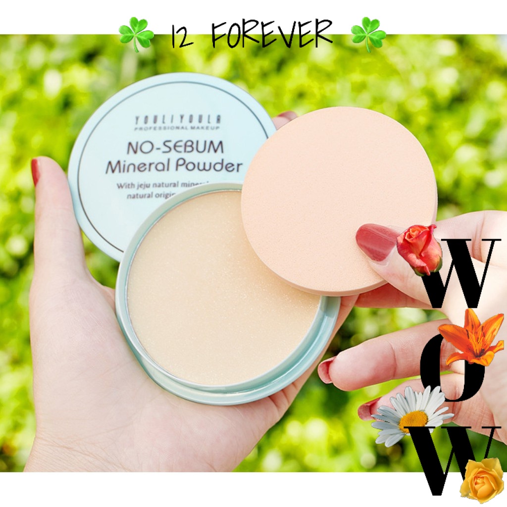 ☘️ Phấn Nền Dạng Nén YOULIYOULA 68204 NO-SEBUM MINERAL POWDER Auth Nội Địa