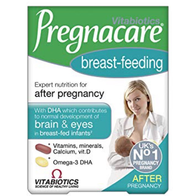 [Chính hãng]Vitamin sau sinh Pregnacare Breast-feeding - UK