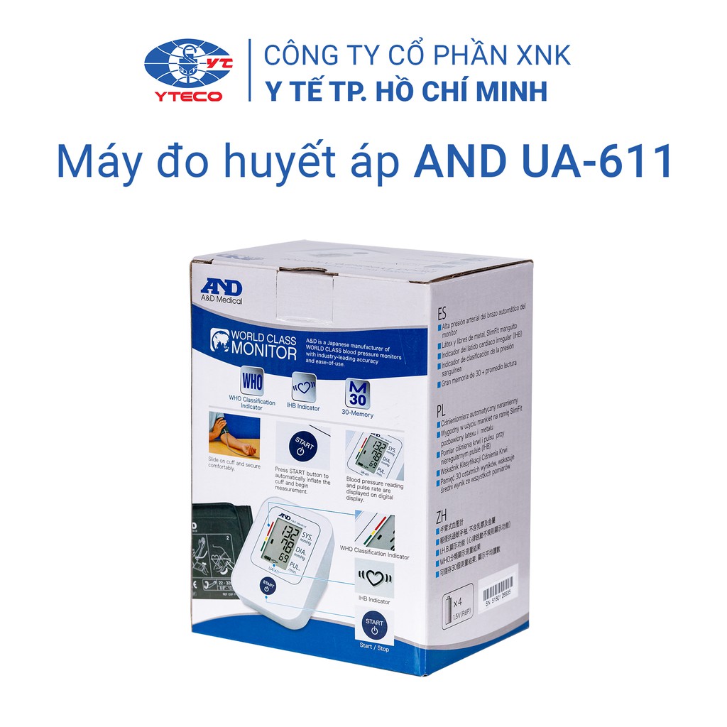 Máy đo huyết áp AND UA-611