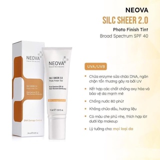 Kem chống nắng phục hồi da treatment Neova chống tia uva ubv...