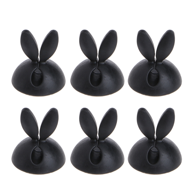 Set 6 phụ kiện giữ dây cáp hình thỏ tiện dụng