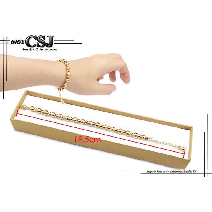 Lắc tay nữ bi tròn xinh xắn