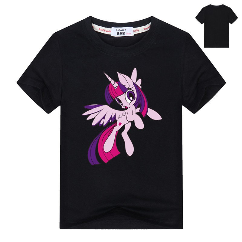 Áo thun cotton mùa hè cho bé gái My Little Pony Cute T shirt