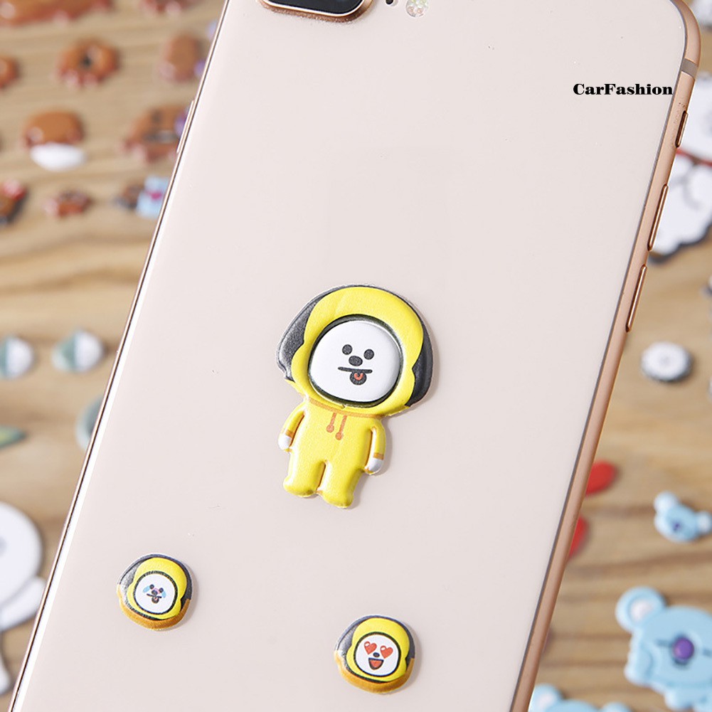 BTS BT21 Sticker Trang Trí Hình Các Nhân Vật Bt21 Chimmy Cooky Sooky Rj Tj Koya