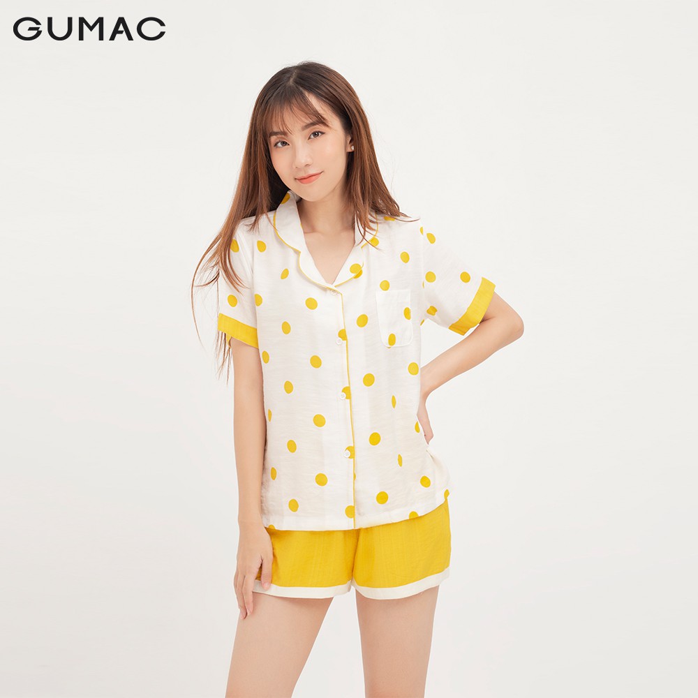 Đồ bộ pyjama nữ cổ viền GUMAC SA1230 | BigBuy360 - bigbuy360.vn