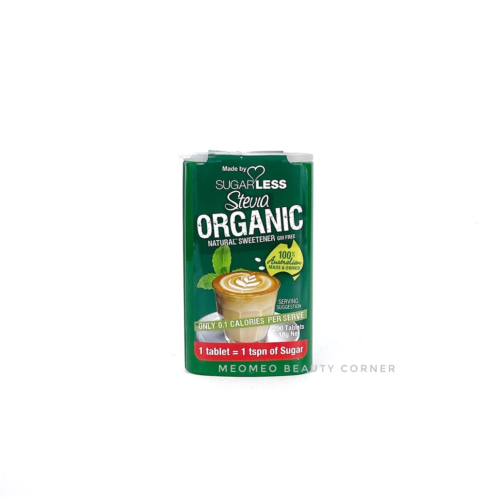 Đường cỏ ngọt hữu cơ Úc - Sugarless stevia organic