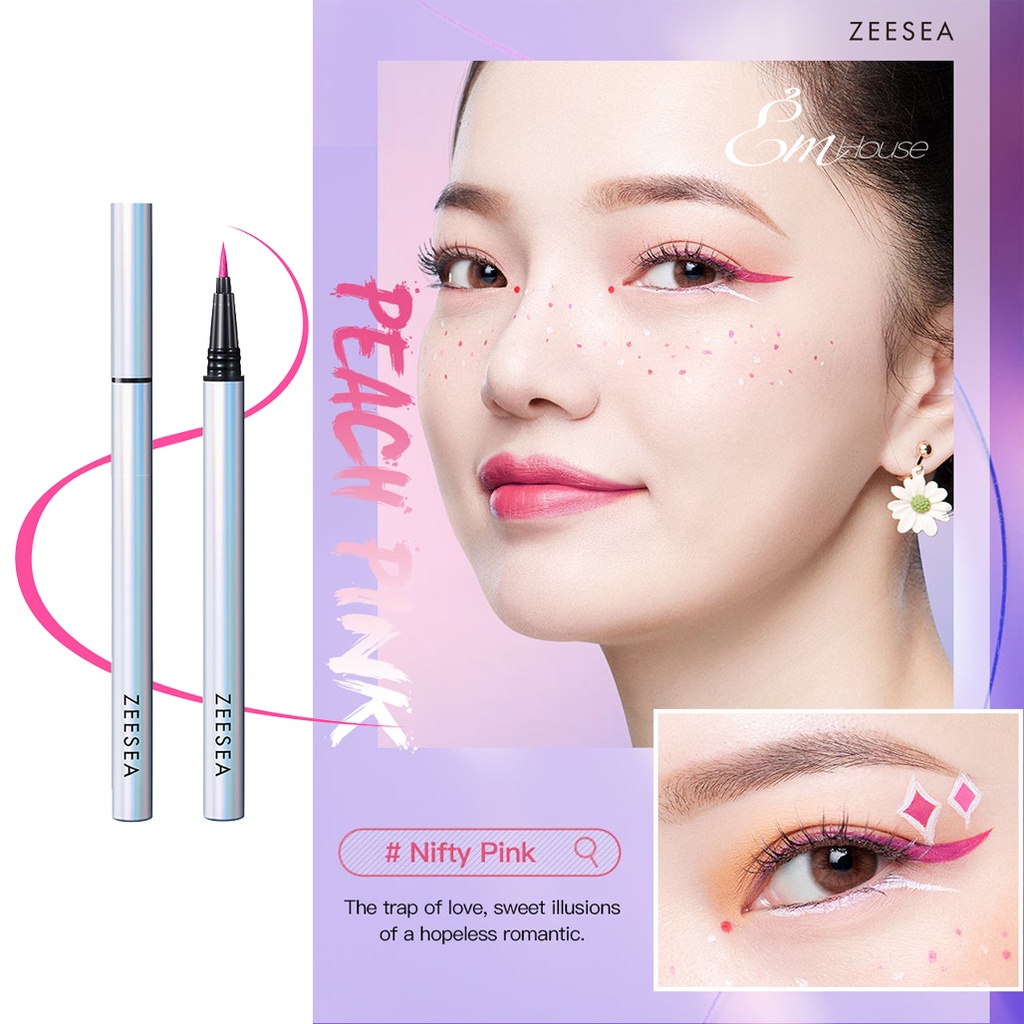 Bút Kẻ Mắt Nước Nhiều Màu ZEESEA Colorful Waterproof Tip Liquid Eyeliner
