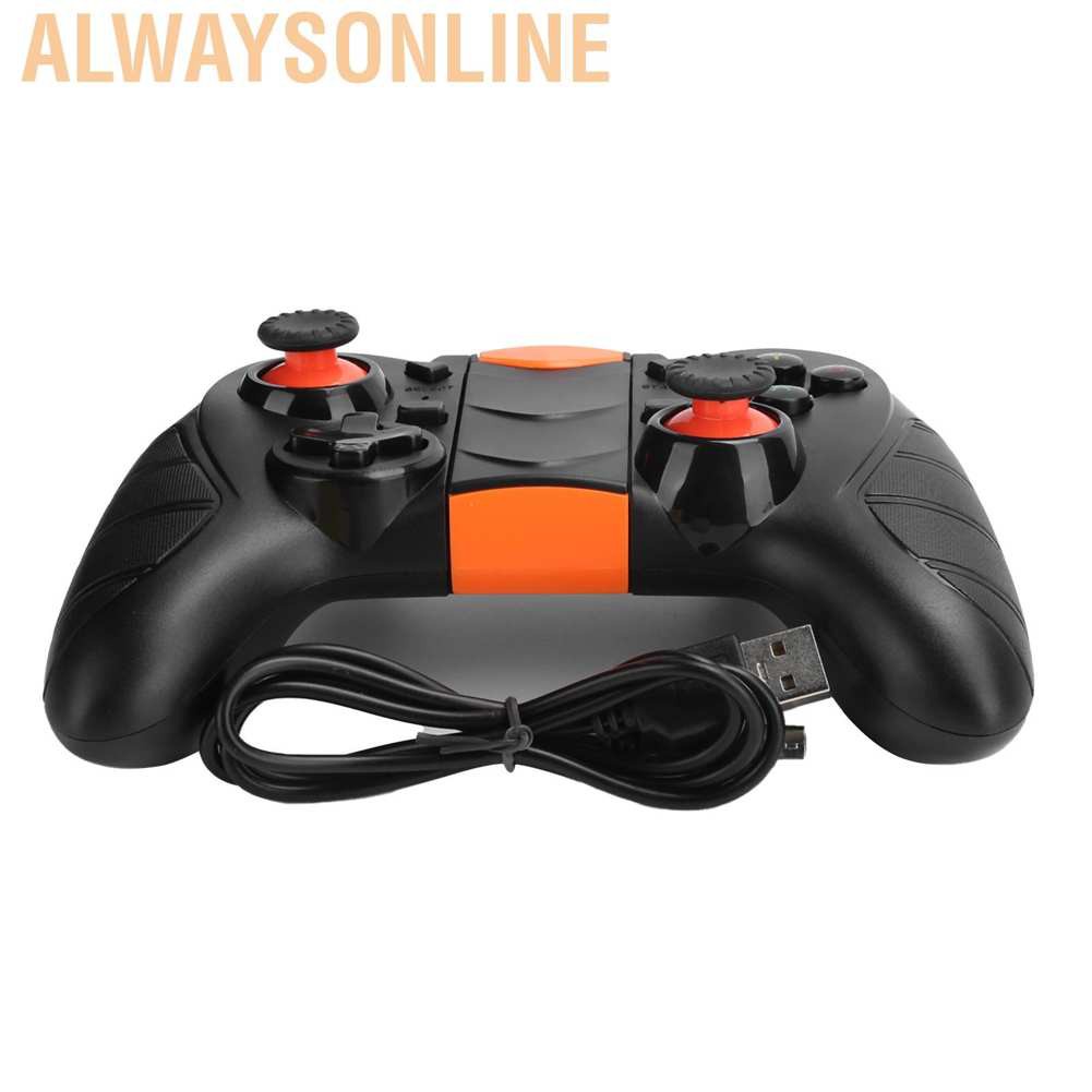 Alwaysonline Mobile Phone Anti‑Slip Gaming Controller Wireless Gamepad Joystick for iPhone/Android