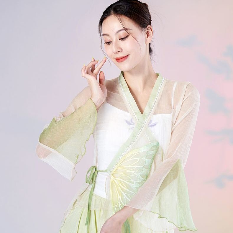 Bộ Trang Phục Múa Dân Tộc Trung Hoa Cổ Điển Cho Nữ