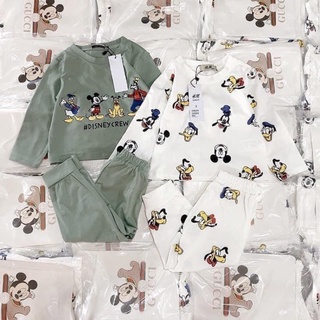 Set bộ cotton mickey HM xuất cho bé trai
