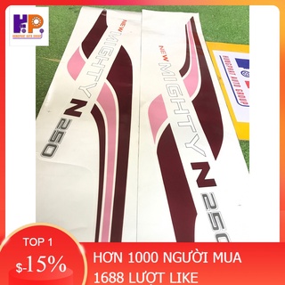 Tem decal dán ô ô xe tải hyundai new mighty n250 - tem siêu đẹp không bong tróc choxe tải
