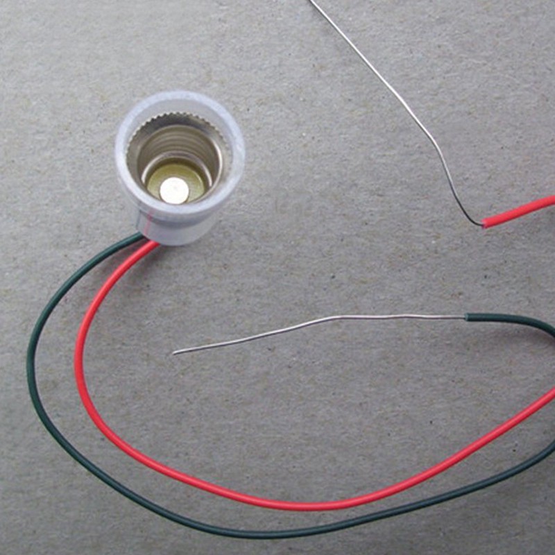 Đuôi bóng đèn E10 nhỏ có chuôi dây cáp chất lượng cao