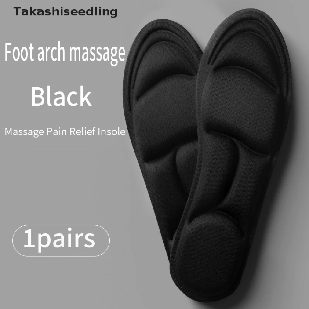 Đế Lót Giày Thể Thao 5D Bằng Cao Su Non Thoáng Khí Khử Mùi Cho Nam Và Nữ