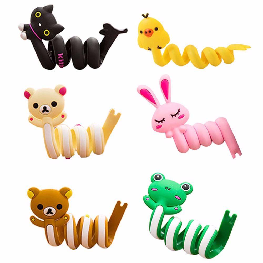 Selens Dụng Cụ Quấn Dây Cáp Sạc USB Bằng PVC Hình Dáng Dễ Thương