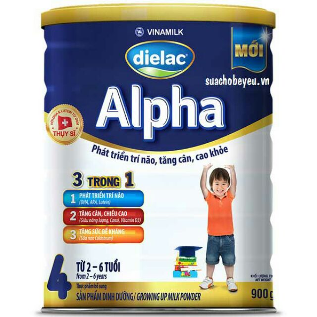 Sữa bột Dielac Alpha 4 (900g)