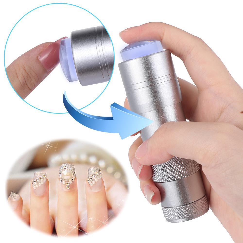 HS Đèn Led UV Silicone Nhấn Sơn Móng Tay