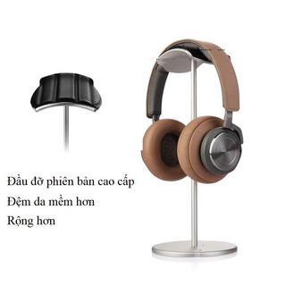 Giá treo tai nghe chụp tai nhôm nguyên khối đầu đỡ bọc da Crossline chính hãng ANYWORK