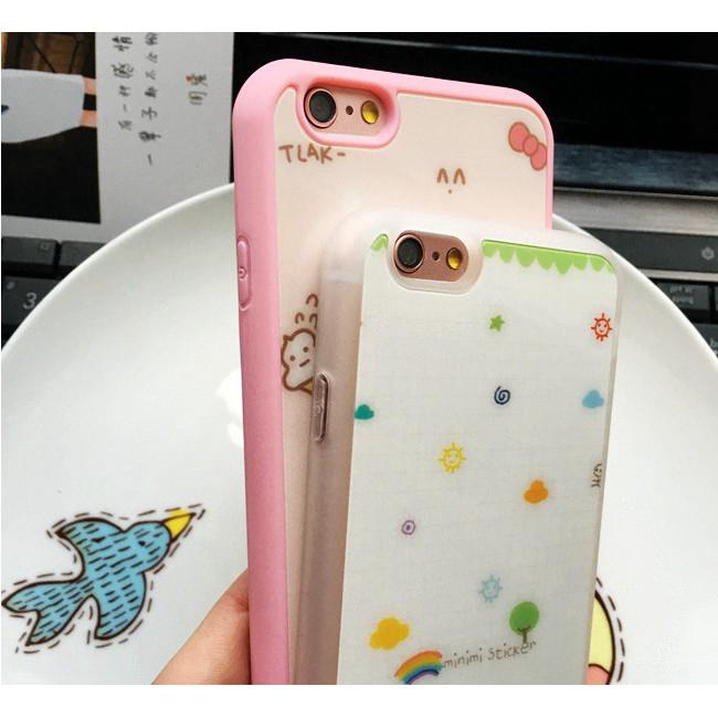 iPhone6 6s plus White Case iPhone 5/5s/SE Soft Cover iPhone 7 8 plus Back Casing