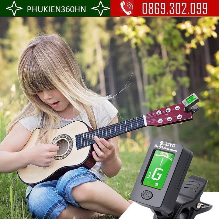 Máy Chỉnh Dây Đàn Dùng Cho Guitar, Bass, Violin, Ukulele TUNER