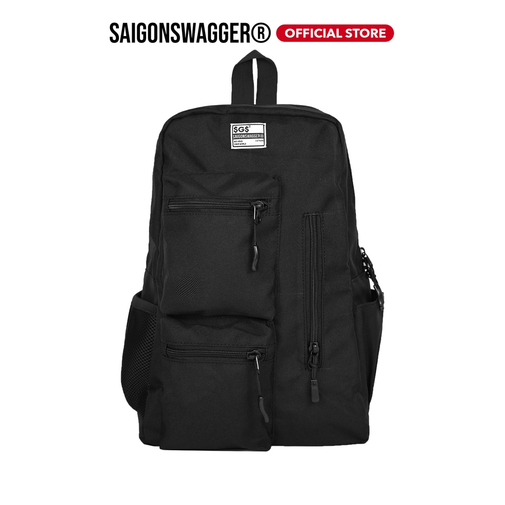 Balo Medium SAIGON SWAGGER Nhiều Ngăn, Ngăn Chống Sốc Laptop 12inch