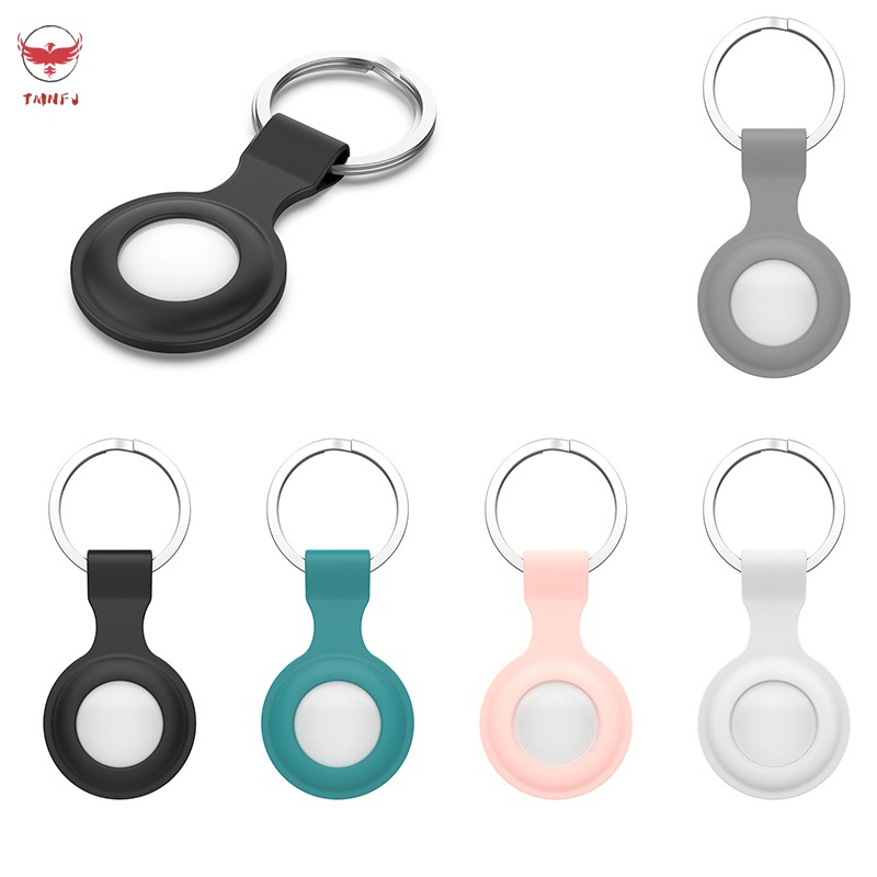 Silicone Protective Cover with Ring for Keychain Compatible with Air Tag Protective Case for Phone