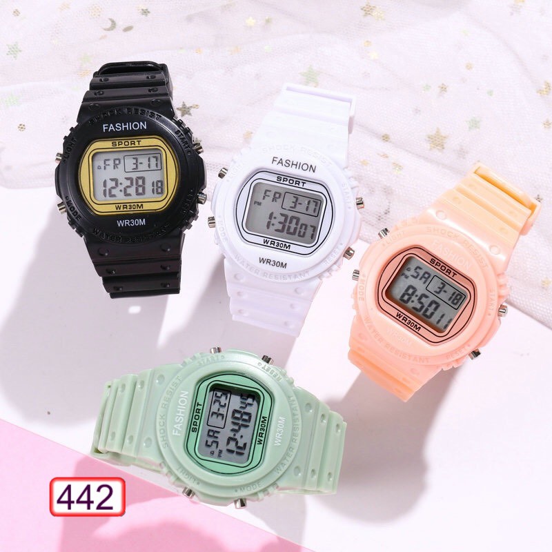 ĐỒNG HỒ NAM NỮ HAZO SPORT 442 ĐIỆN TỬ WR30M THỜI TRANG HOT TREND